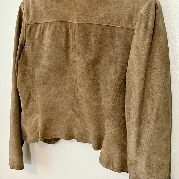 Vintage Genuine Suede Leather Jacket XS/S - Picture 1 of 4
